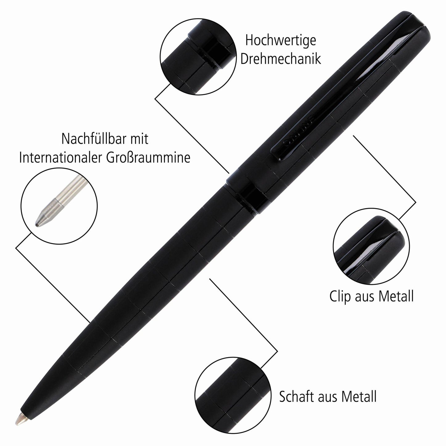 Klausurenstift - Das Luxus-Kombi-Paket - Füller & Kugelschreiber