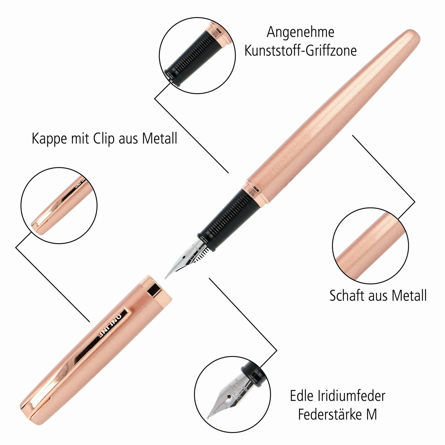Klausurenstift - Das Luxus-Kombi-Paket - Füller & Kugelschreiber