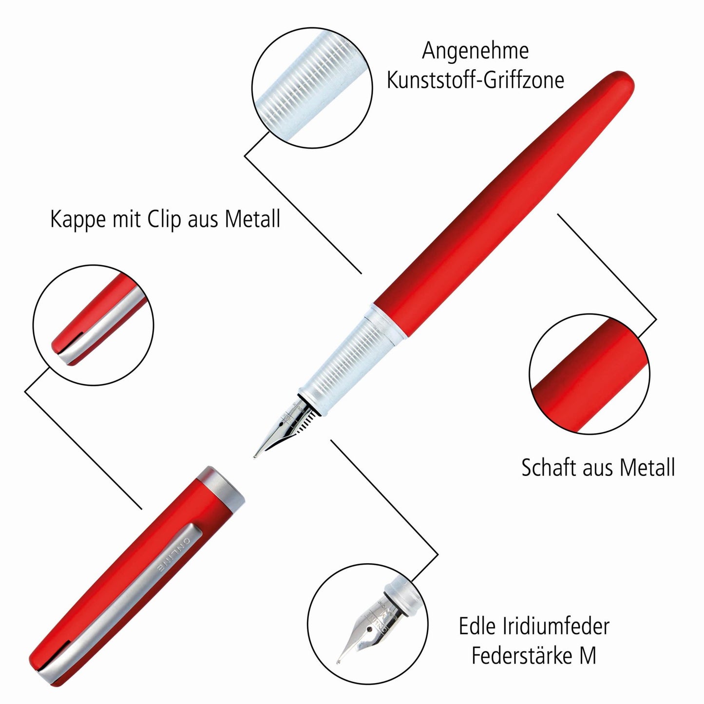 Klausurenstift - Das Luxus-Kombi-Paket - Füller & Kugelschreiber