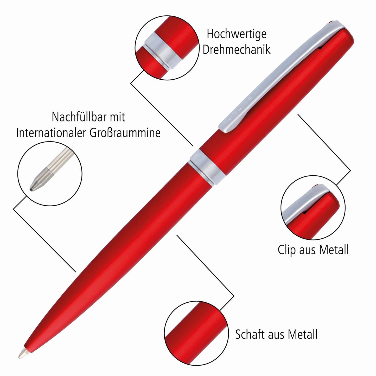 Klausurenstift - Das Luxus-Kombi-Paket - Füller & Kugelschreiber