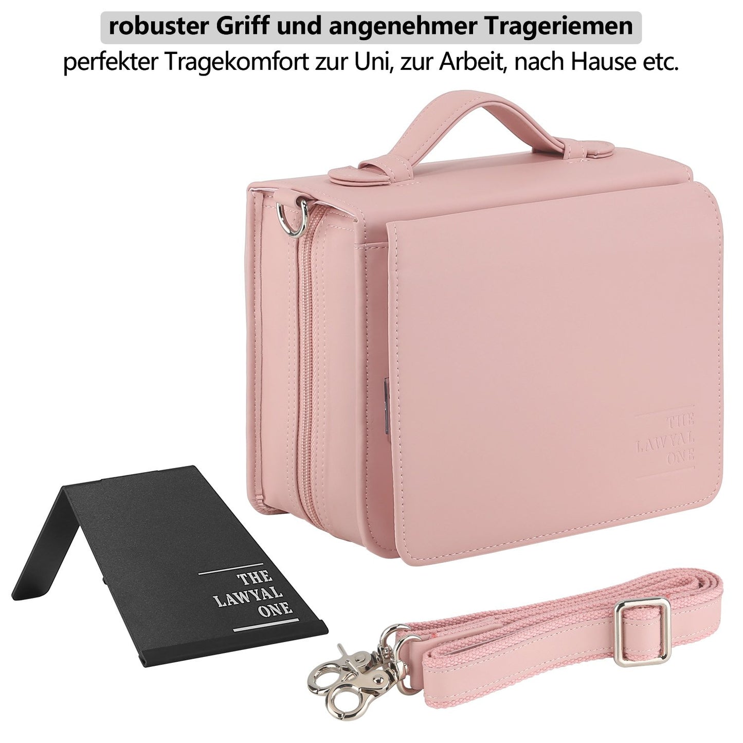 Rosa Schönfelder Tasche für Jura Studenten - ideal für die Universität