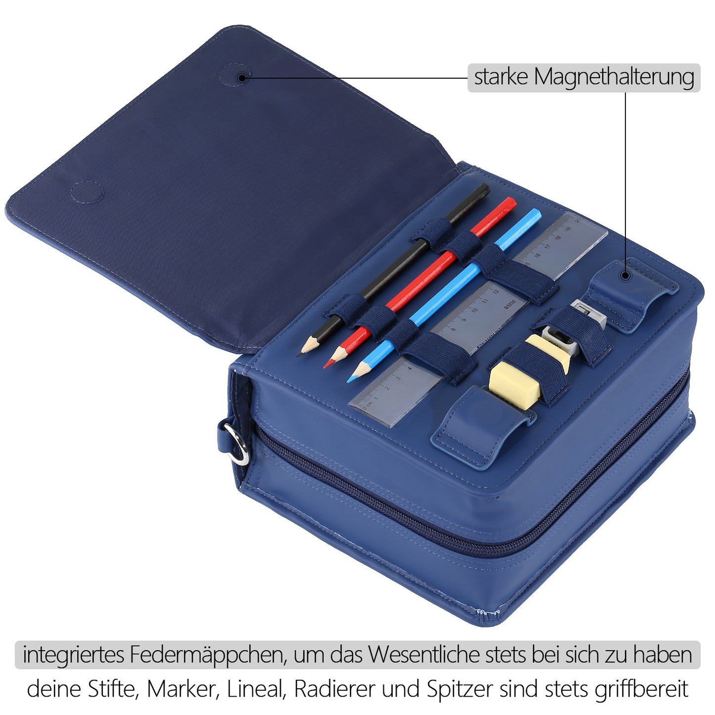 Integriertes Federmäppchen, Jura-Studium leicht gemacht mit dieser Schönfelder-Tasche