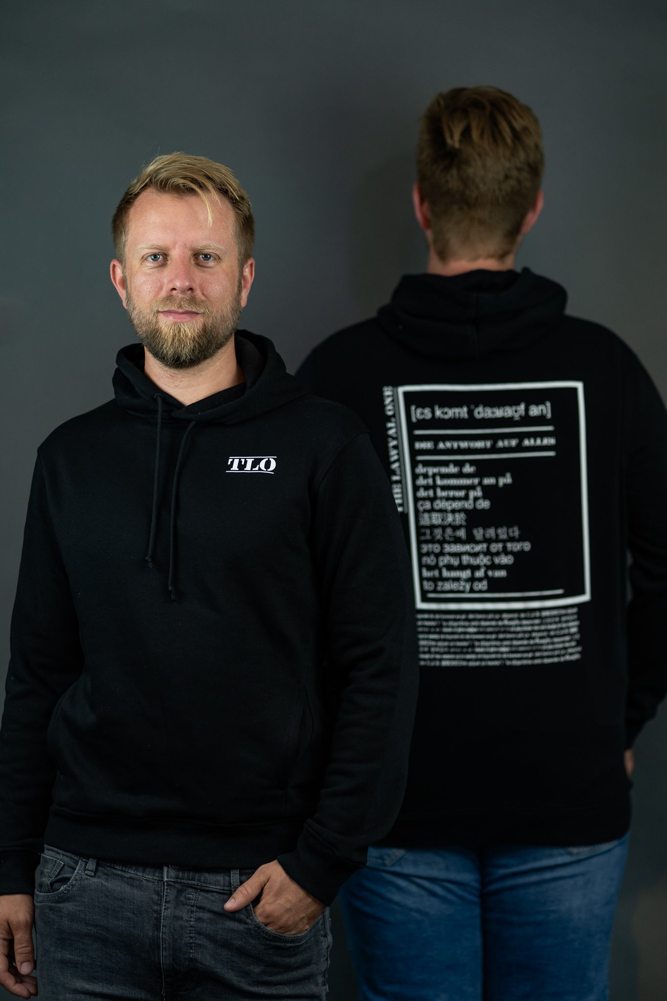 Lawyal Street Wear - Hoodie / Kaputzen-Pullover für Juristen - "Es kommt drauf an"