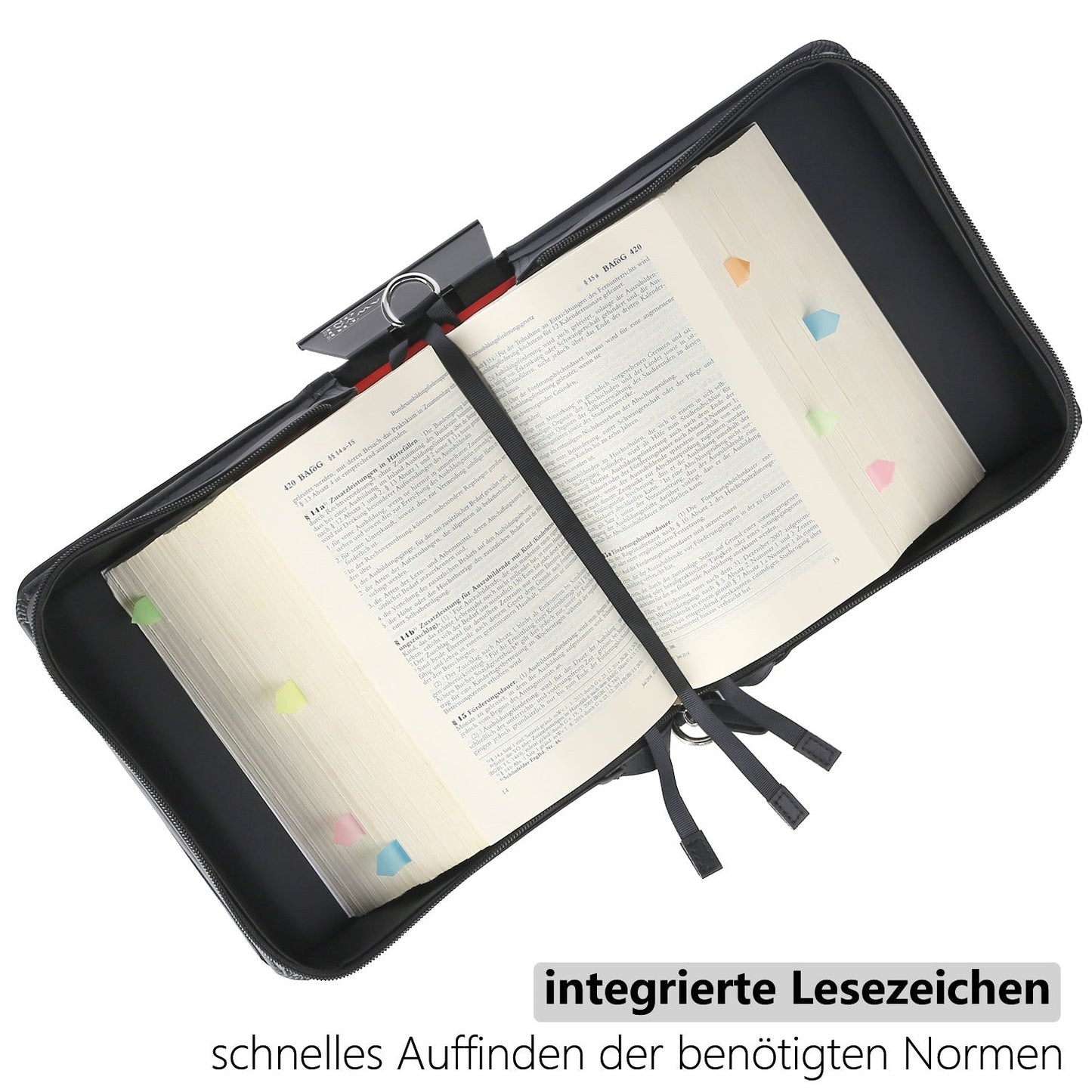 Schönfeldertasche mit Federmäppchen für Schöpfender Tasche