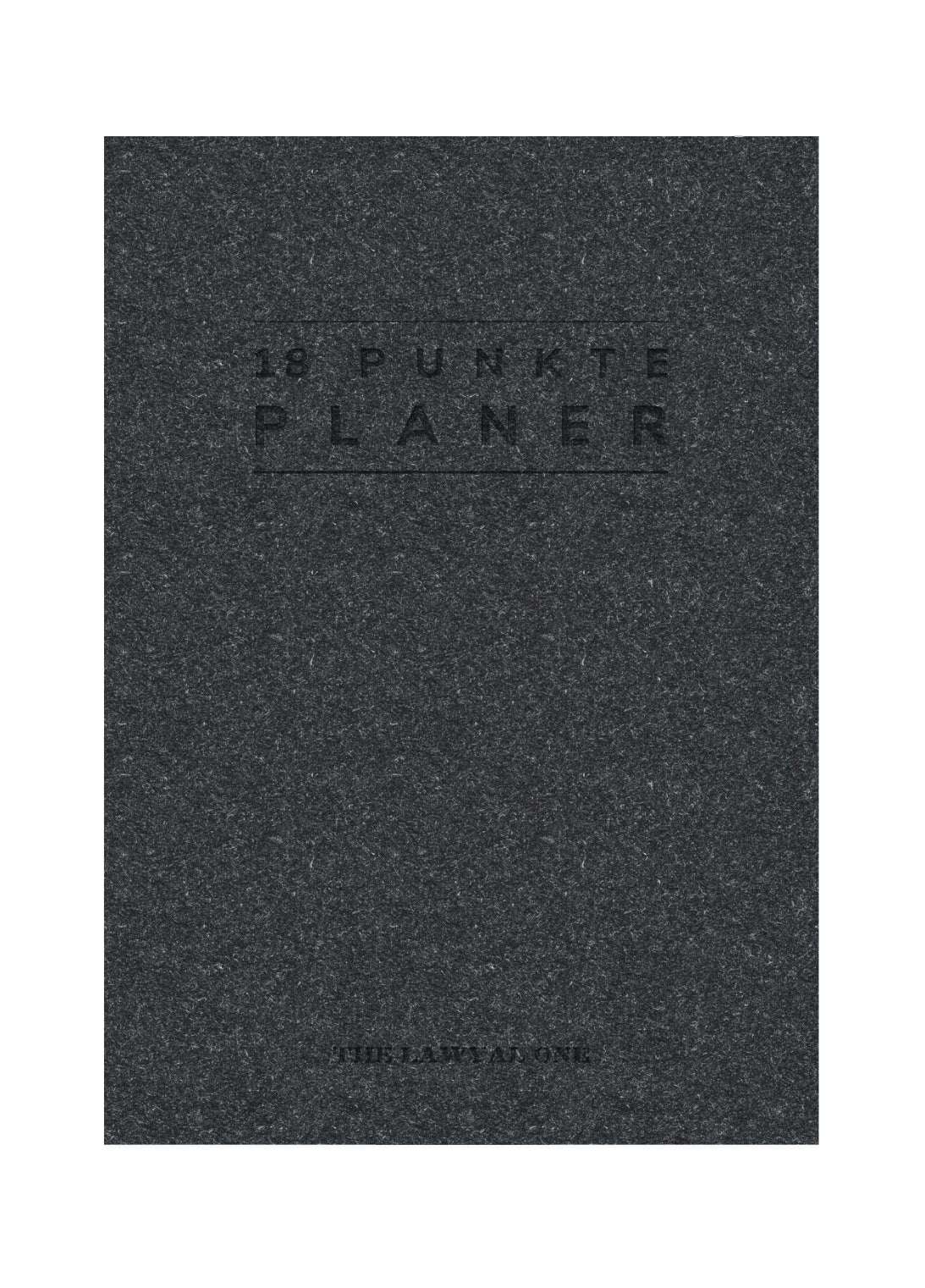 Der 18-Punkte Planer - Das Journal für Juristen
