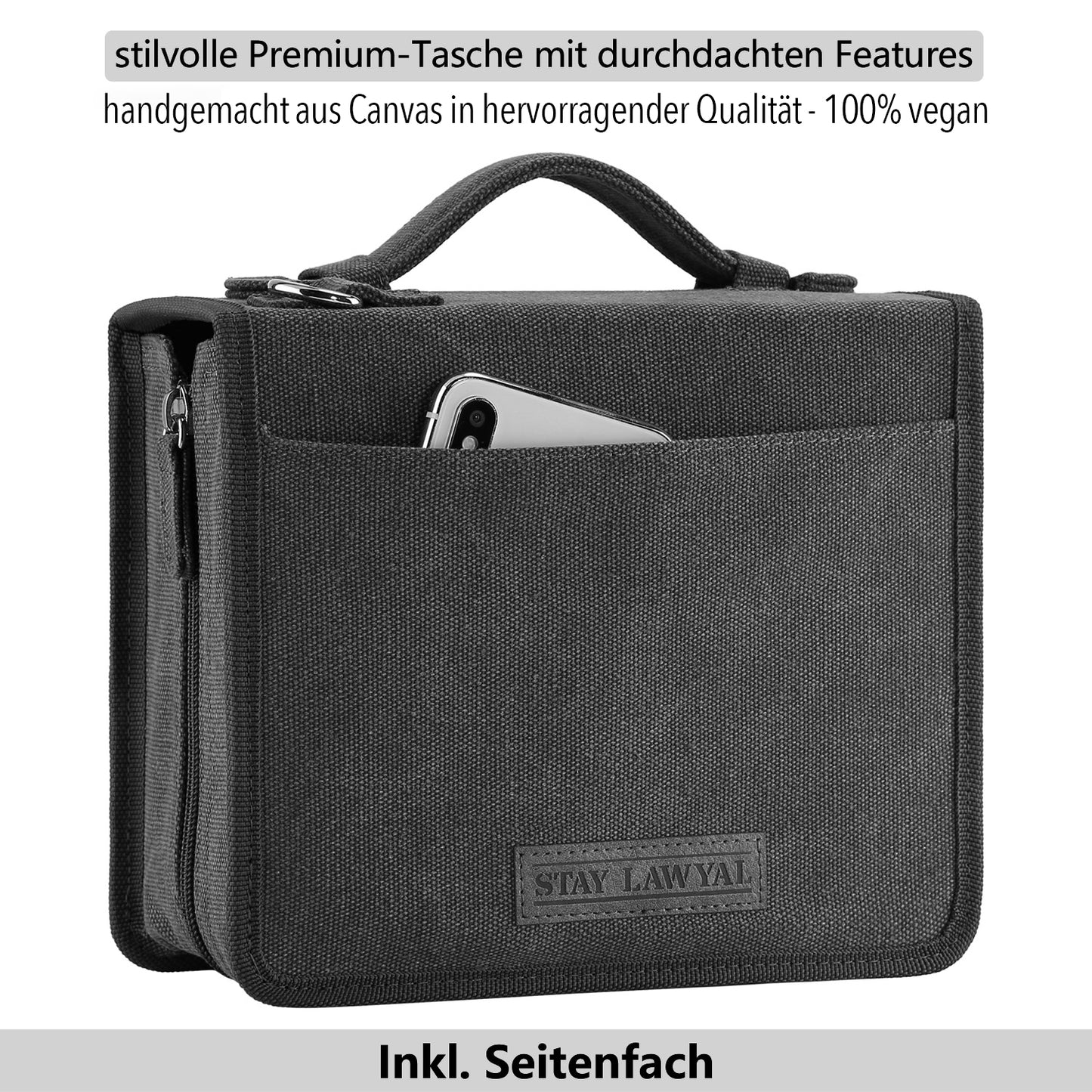 Praktisches Fach in der Tasche für den Schönfelder