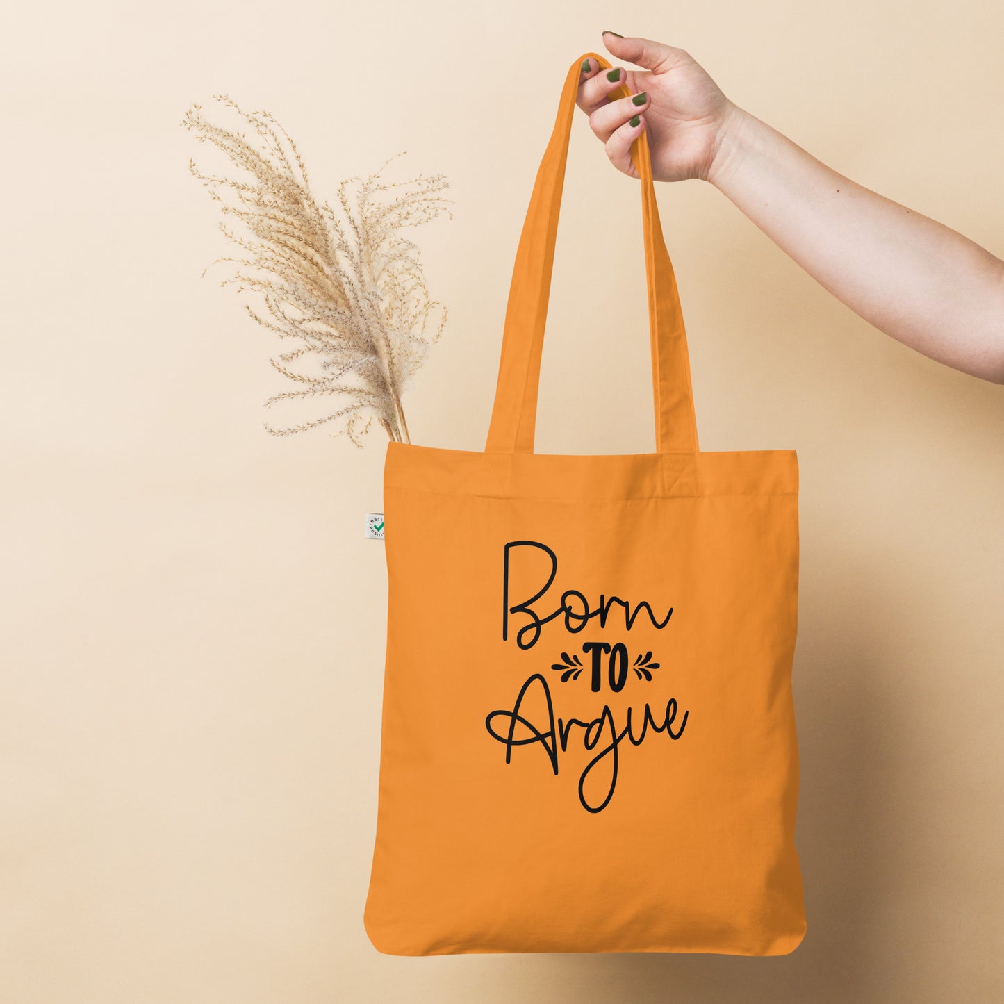 Bio-Fashion-Stoffbeutel - Born to ARGUE