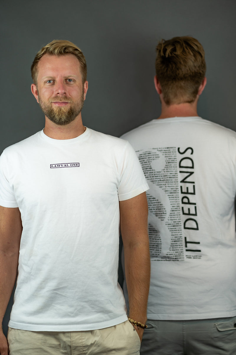 Lawyal Street Wear - T-Shirt für Jurist*innen - "IT DEPENDS"
