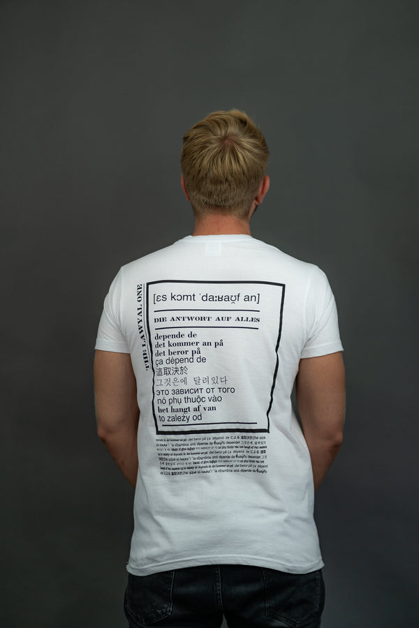 Lawyal Street Wear - T-Shirt für Jurist*innen - "Es kommt drauf an"